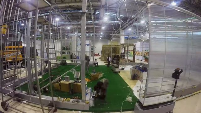 Baku 2015 Time Lapse Expo Stand Construction Installation ( Set Up) - ZTP