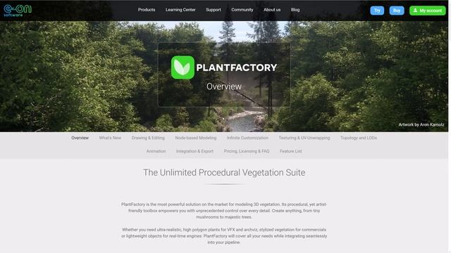 e-on VUE, PlantFactory and PlantCatalog Now All FREE! смотреть онлайн