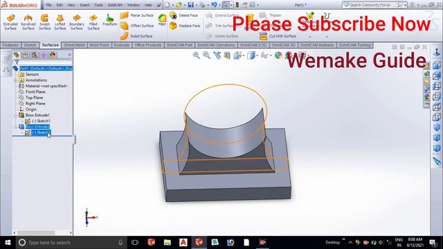 Solidworks practice Exercise For Beginners-24 | Die model | Solidworks basic tutorials | смотреть онлайн