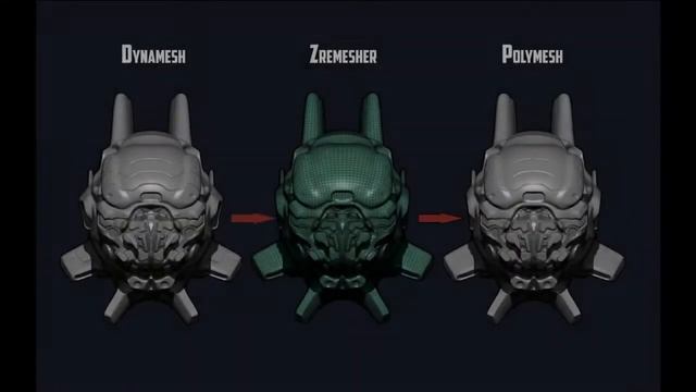 Improvisation concept design Zbrush 4R7 смотреть онлайн