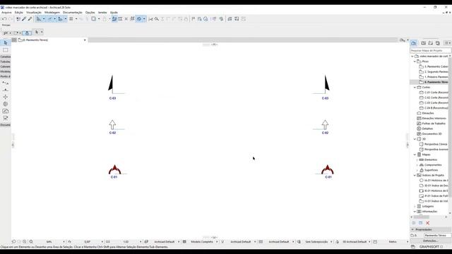 ArchiCAD: Marcadores de Corte/Elevação / Section/Elevation Markers смотреть онлайн
