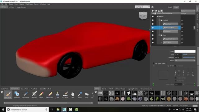 Mudbox 06 13 Delete a Paint Layer смотреть онлайн