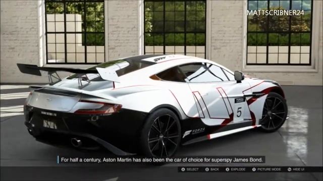 Forza 5 Forzavista Aston Martin Vanquish Limited Collector Edition '12 смотреть онлайн