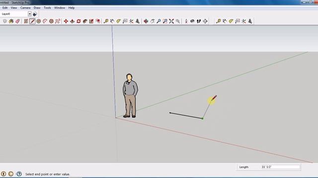 google sketchup tutorial part 1 in Telugu (తెలుగు భాష లో SketchUp పాఠం 1) смотреть онлайн