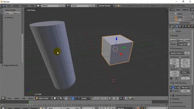 Blender Loop Cut Slide смотреть онлайн