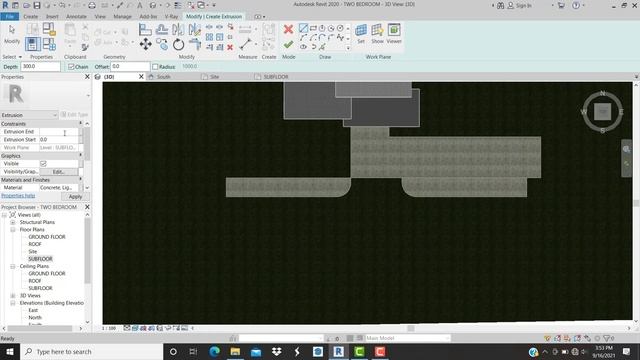 How to model a simple house design in Revit Architecture | Two bedroom apartment. смотреть онлайн