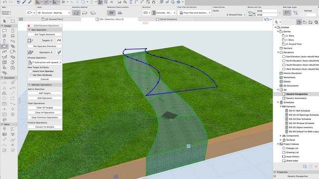 ARCHICAD Tip - Using Solid Element Operations and Opening on a Mesh смотреть онлайн