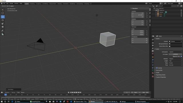 🐵 Blender - Origin point / center of object - Simple смотреть онлайн