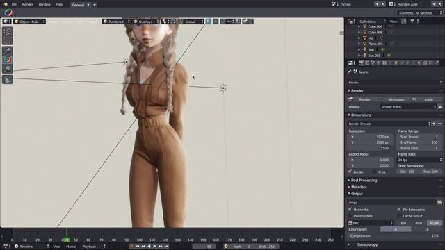 EEVEE Particle Hair Showoff - Blender 2.8 Code Quest смотреть онлайн
