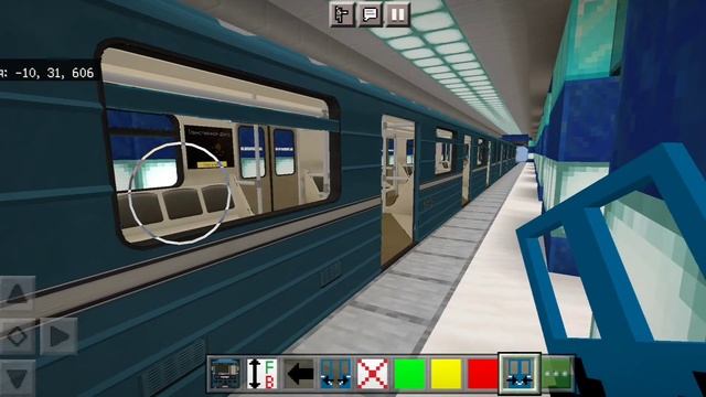 Поезд 81-717 Номерной на станции Морская в Minecraft смотреть онлайн