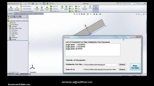Solidworks Automatic Iso Viwe смотреть онлайн