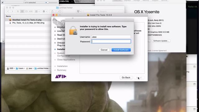 Working Install of Pro Tools 10 on Mac OS X 10.10 смотреть онлайн