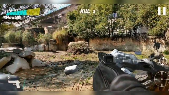 Rhinoceros Charges Tourist Gamer! - Raptor Hunter AR Review смотреть онлайн