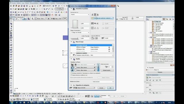 Formation sur ArchiCAD pour les débutants ( Types du mur ) смотреть онлайн
