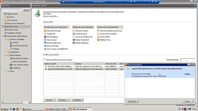 Archivo y gestión de email en la empresa con Mailstore 8.0 смотреть онлайн