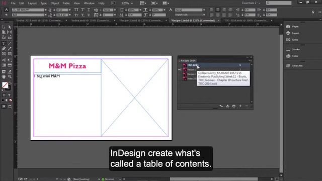 Intro to Books, Table of Contents and Indexes in InDesign cc смотреть онлайн