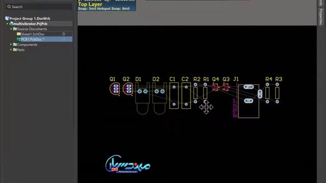 آموزش آلتیوم دیزاینر - فیلم طراحی برد مدار چاپی در Altium Designer 2019 смотреть онлайн