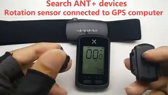 How to connect xoss g+ bicycle computer to magene speed cadence sensor and heart rate sensor смотреть онлайн