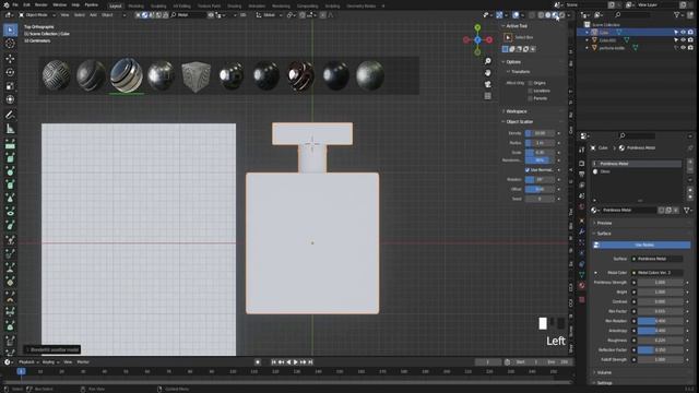 How i made a 5000$ perfume bottle in Blender #viral смотреть онлайн
