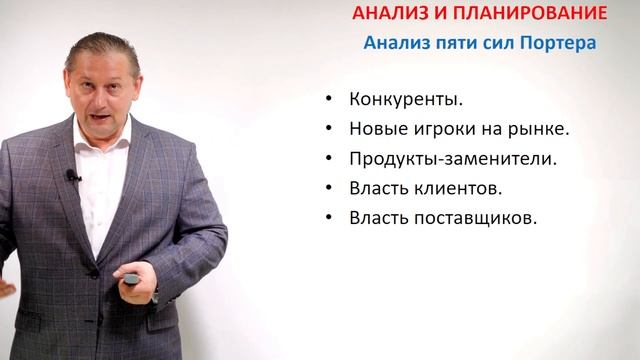 Пять сил Портера Конкуренты, новые игроки, продукты-заменители, всласть клиентов, власть поставщико смотреть онлайн