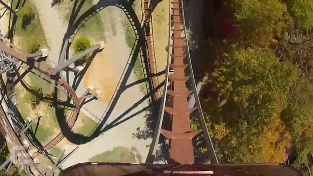 Wildfire front seat on-ride HD POV Silver Dollar City смотреть онлайн