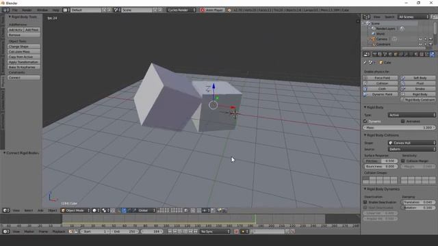 Blender 3D The Rigid Body Simulation смотреть онлайн