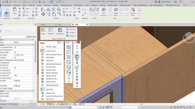 CLT Panels| Tutorial 1: Create CLT Panels in Revit смотреть онлайн