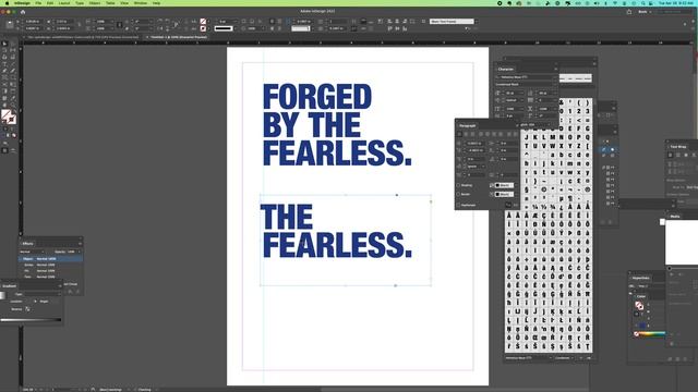 How to adjust letters for perfect vertical alignment in InDesign смотреть онлайн