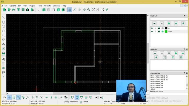 Architecture using Blender, LibreCAD : LIBRECAD to BLENDER - 6 смотреть онлайн