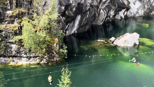 Горный парк Рускеала | Путешествие в Карелию | Мраморный каньон смотреть онлайн