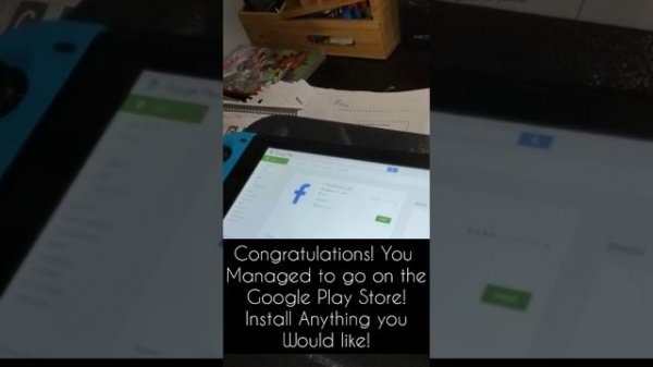 How to go on the Google Play Store on the Switch! (2024 Edition) #shorts