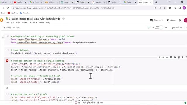 3. Scale Image pixel Data with keras ImageDataGenerator смотреть онлайн