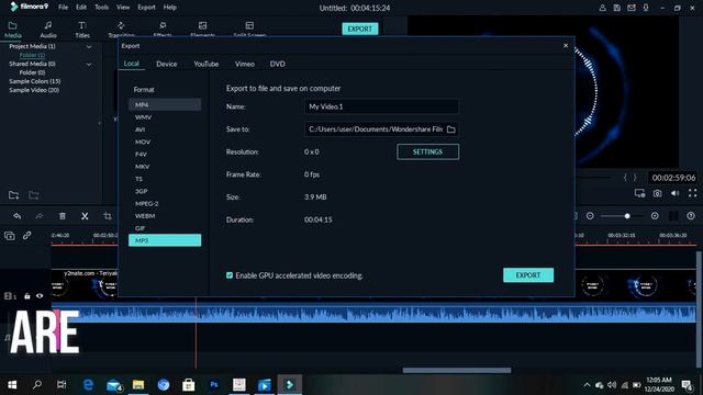 How To Save A Filmora Project As A MP4 FILE смотреть онлайн