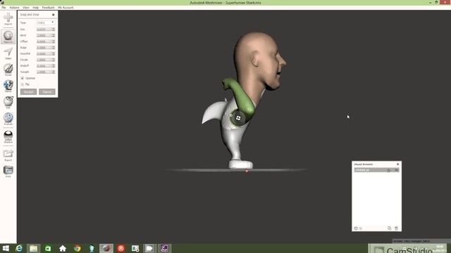 Meshmixer tutorial: How to import 3DMe obj file and create a mashup смотреть онлайн