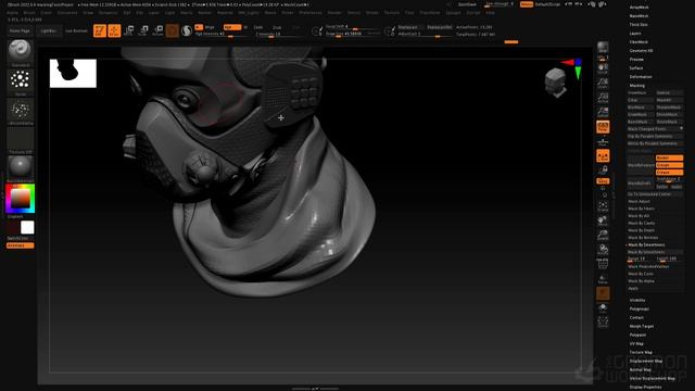 05. Masking in ZBrush (1) смотреть онлайн