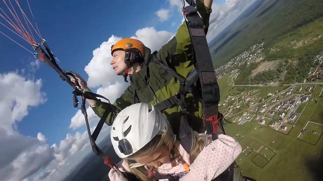 Санкт-Петербург. Полет на параплане с SpbLeti.ru смотреть онлайн