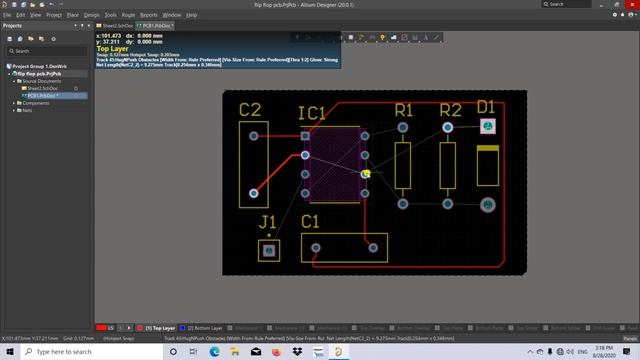 Manual Routing Techniques ||Altium 20 || tutorial || Sanjay смотреть онлайн