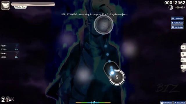 Zay-Toven osu! replay смотреть онлайн