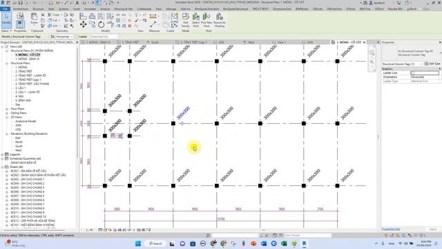 CNKTXD - Buổi 7.2 - Triển khai mặt bằng định vị cột các tầng смотреть онлайн