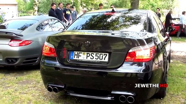 BMW M5 E60 NEARLY HITS THE CROWD! 1080p смотреть онлайн