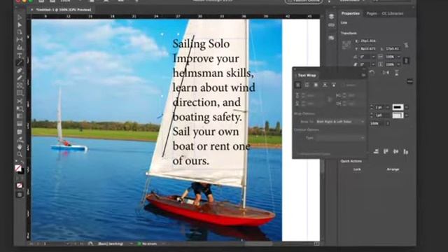 InDesign Text Wrap смотреть онлайн