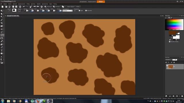 Corel Paint Shop Pro X4 Tutorial PL - Tworzenie tekstur [Skóra Leoparda / Leopard Skin] смотреть онлайн
