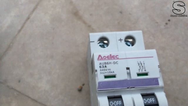 DC Circuit Breaker Proper Installation urdu/hindi |DC Breaker |saeed solution смотреть онлайн
