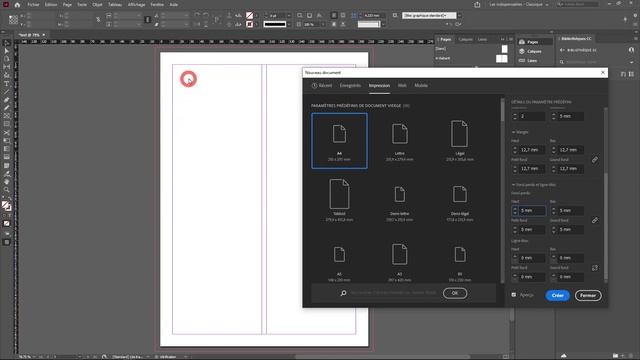 Comment paramétrer un nouveau document dans InDesign смотреть онлайн