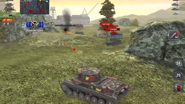 Кайфовая 🔥 победа на VK 30.01 P l Tanks blitz смотреть онлайн