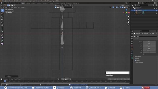 How to model and rig a low-poly character in Blender [2.92] смотреть онлайн