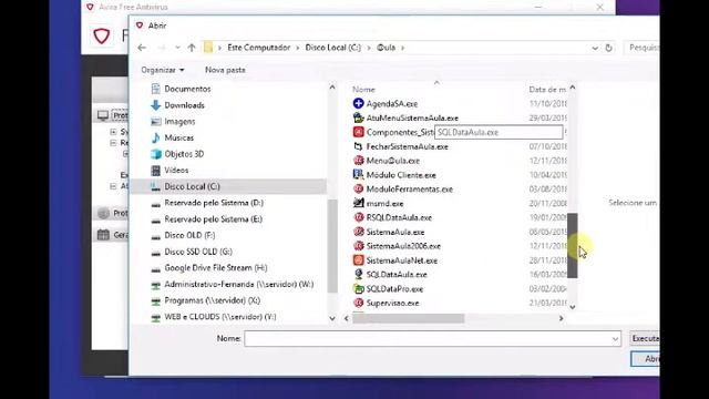 Avira Anti-Virus - Falso-positivo - Informe Exceção ao Sistema Aula смотреть онлайн