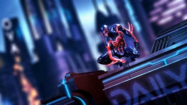 Человек паук на Крыше | Spider-Man 2099 Marvel Comics - Живые Обои смотреть онлайн