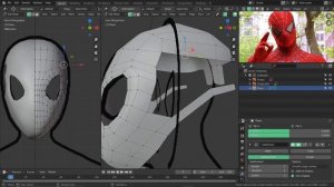 Spider Man Head Modeling in Blender