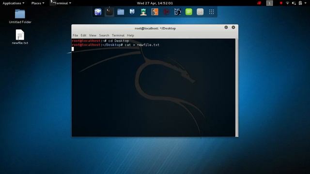 How to Create a txt file On Kali Linux || TECHNICAL WAS || смотреть онлайн